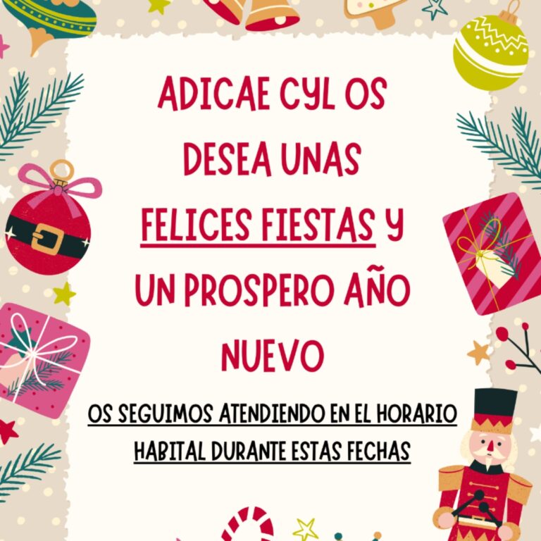 ADICAE CASTILLA Y LEÓN OS DESEA UNAS FELICES FIESTAS