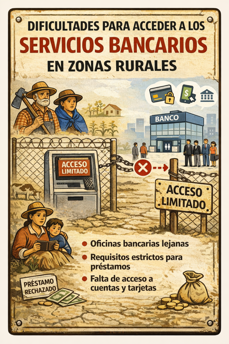 Vivir sin banco: así afecta la exclusión financiera al medio rural