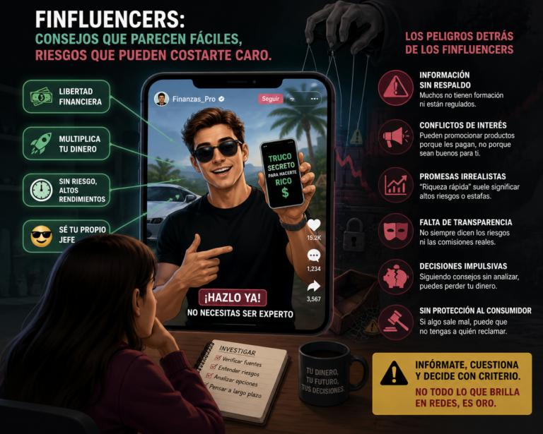 ¿Informan o influyen? La cara oculta de los finfluencers