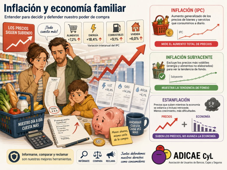 ¿Sabes lo que es la inflación, el IPC, la inflación subyacente o la estanflación? Pues todo ello te afecta más de lo que crees